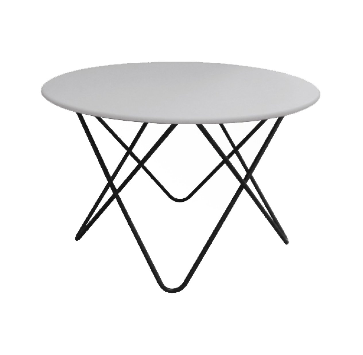 Table Papillon - Gris clair